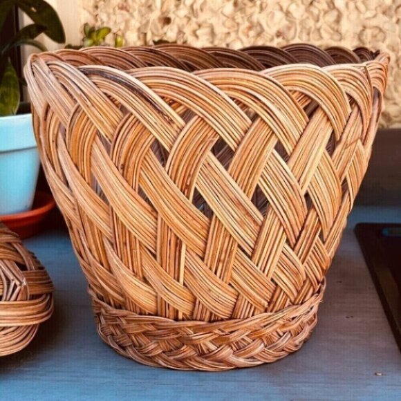 Woven Vintage Boho Baskets Plants - Picture 16 of 16